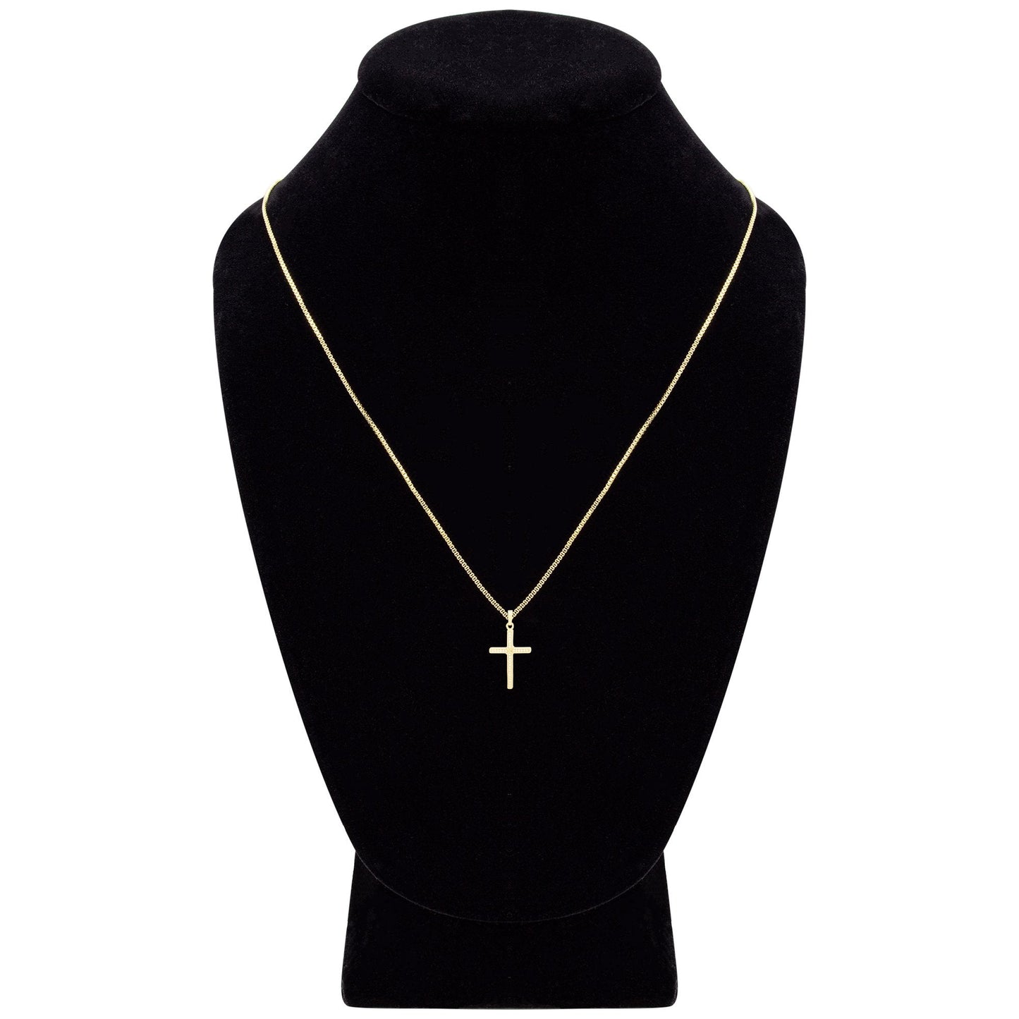 Cross CZ Pendant Necklace Set