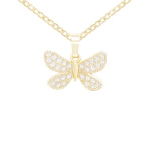 Morning Butterfly 14K Gold Filled Necklace Set