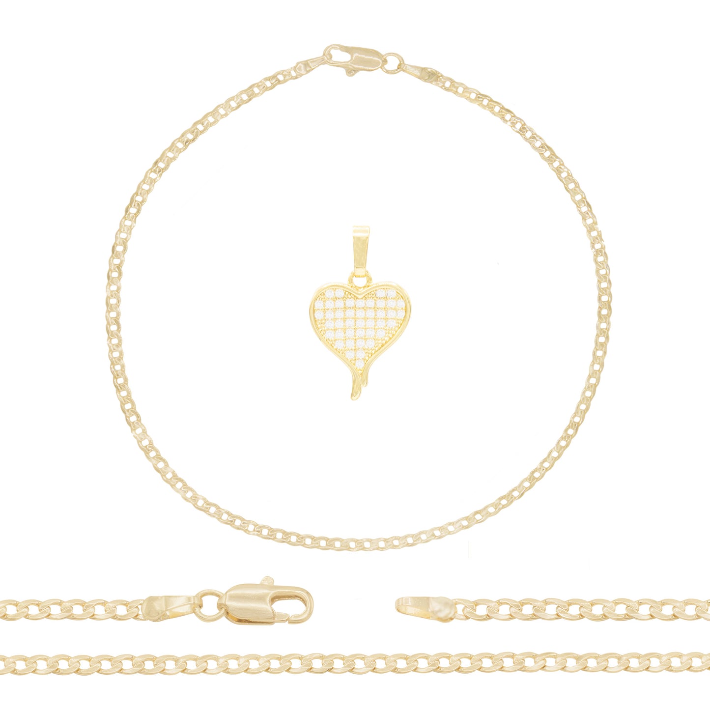 Figaro Mariner 14K Gold Filled Ankle