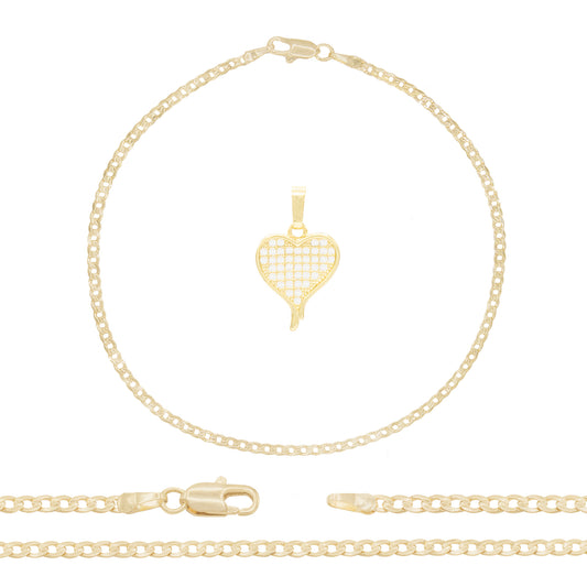 Figaro Mariner 14K Gold Filled Ankle